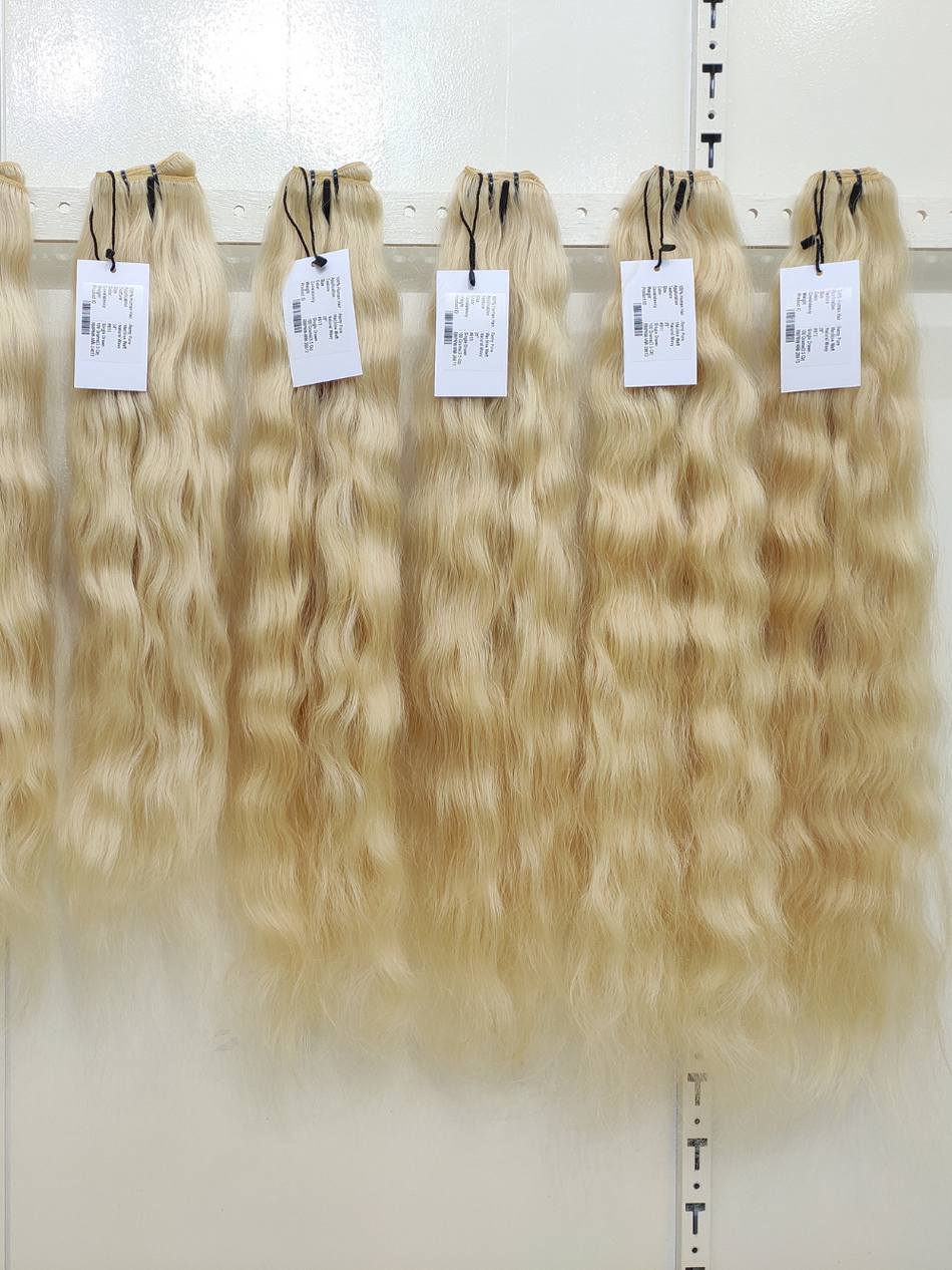 Blonde Machine Weft Hair Extensions