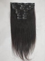 9 Piece Clip-In Extensions - Natural Straight