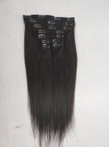 9 Piece Clip-In Extensions - Natural Straight