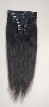 9 Piece Clip-In Extensions - Natural Straight