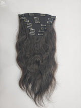 9 Piece Clip-In Extensions - Natural Wavy