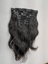 9 Piece Clip-In Extensions - Natural Wavy