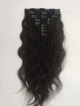 9 Piece Clip-In Extensions - Natural Wavy
