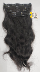 9 Piece Clip-In Extensions - Natural Wavy
