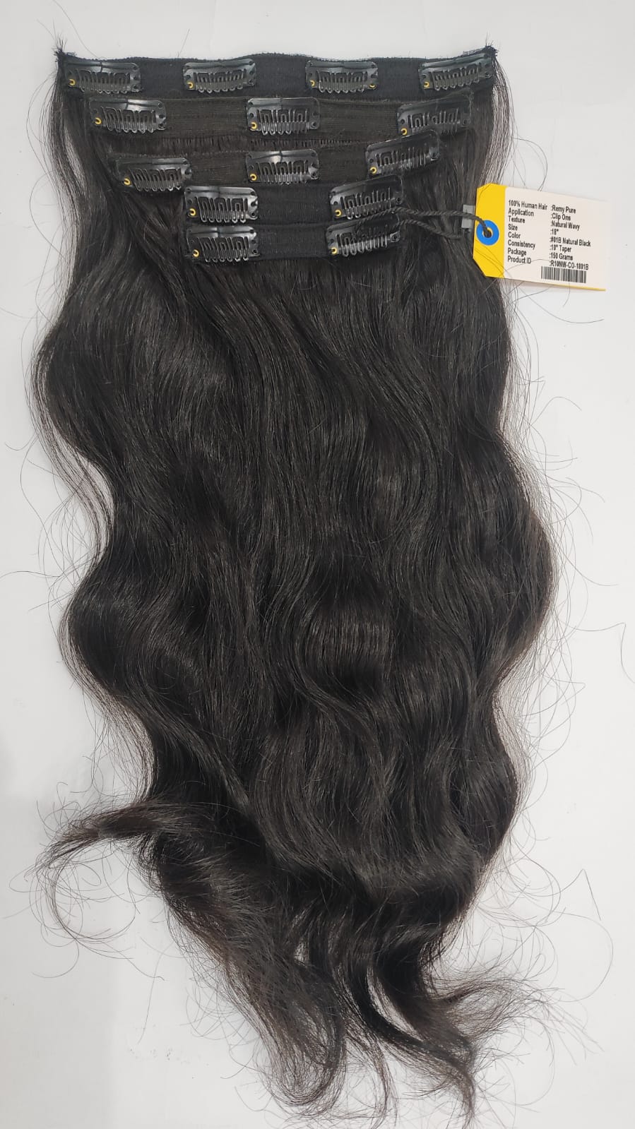 9 Piece Clip-In Extensions - Natural Wavy