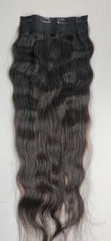 9 Piece Clip-In Extensions - Natural Wavy