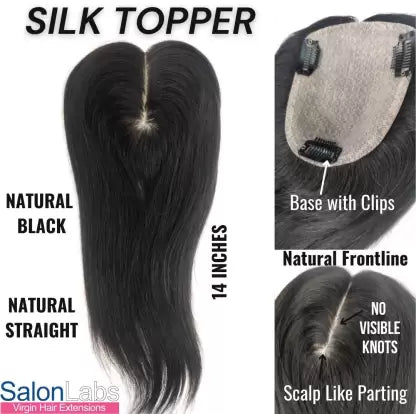 Silk Hair Topper - Size 4X4.5"
