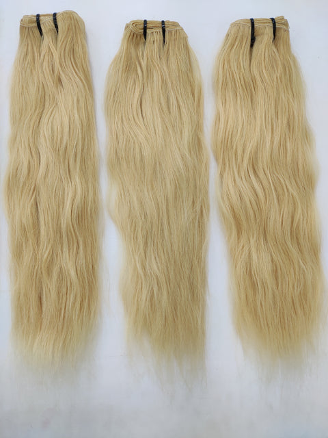 Blonde Machine Weft Hair Extensions