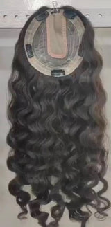 Lace With Weft Hair Topper