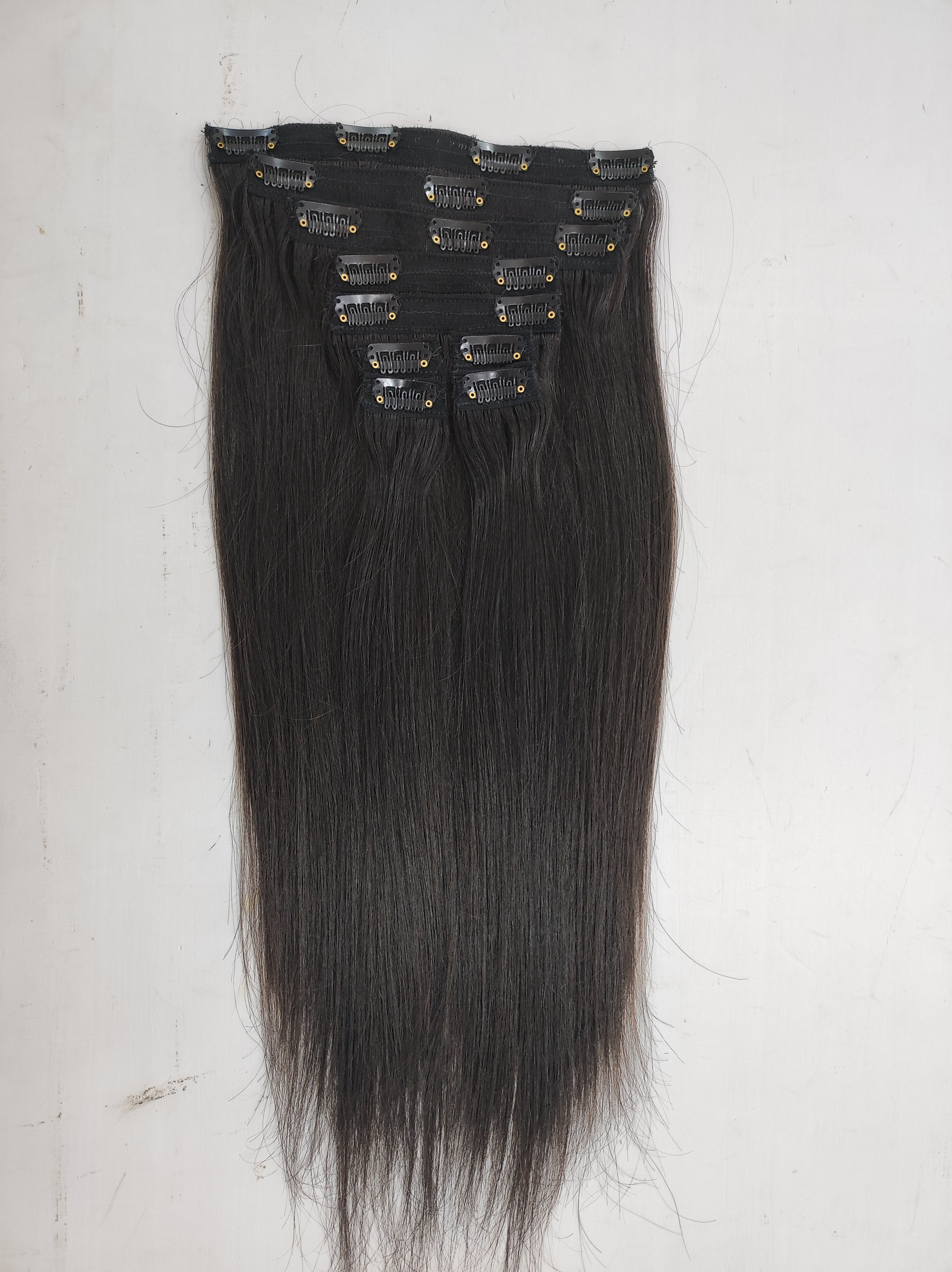 9 Piece ClipIn Extensions Natural Straight shop.SalonLabs.in