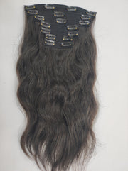 Remy Wavy Clip In Hair Extensions