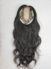 Lace With Weft Hair Topper